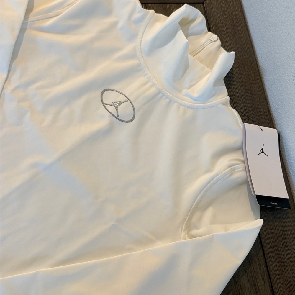 NWT [Jordan] Flight Mountainside Long-Sleeve High-Neck Bodysuit White Womens M - Picture 10 of 16
